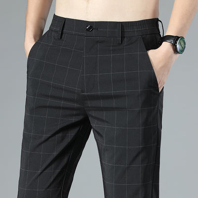 Ekose Detaylı Erkek Pantalon